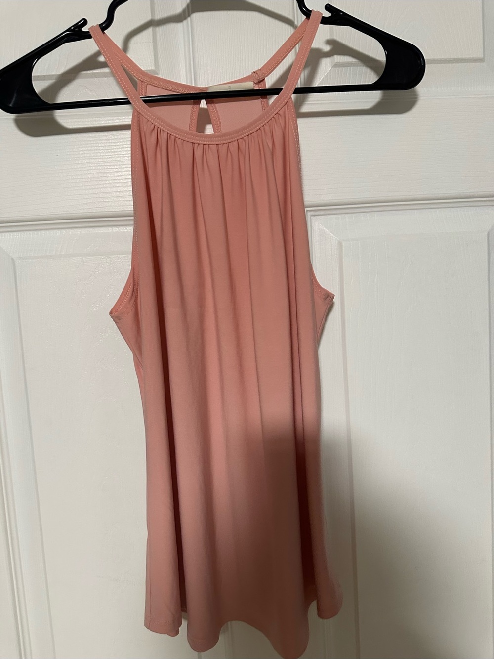 Free Kisses Peach Halter Camisole
